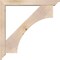 Ekena Millwork Westlake Traditional Smooth Bracket w/ Offset Brace, Douglas Fir, 5 1/2"W x 40"D x 40"H BKT0604X40X40WTL01SDF - alternate 4